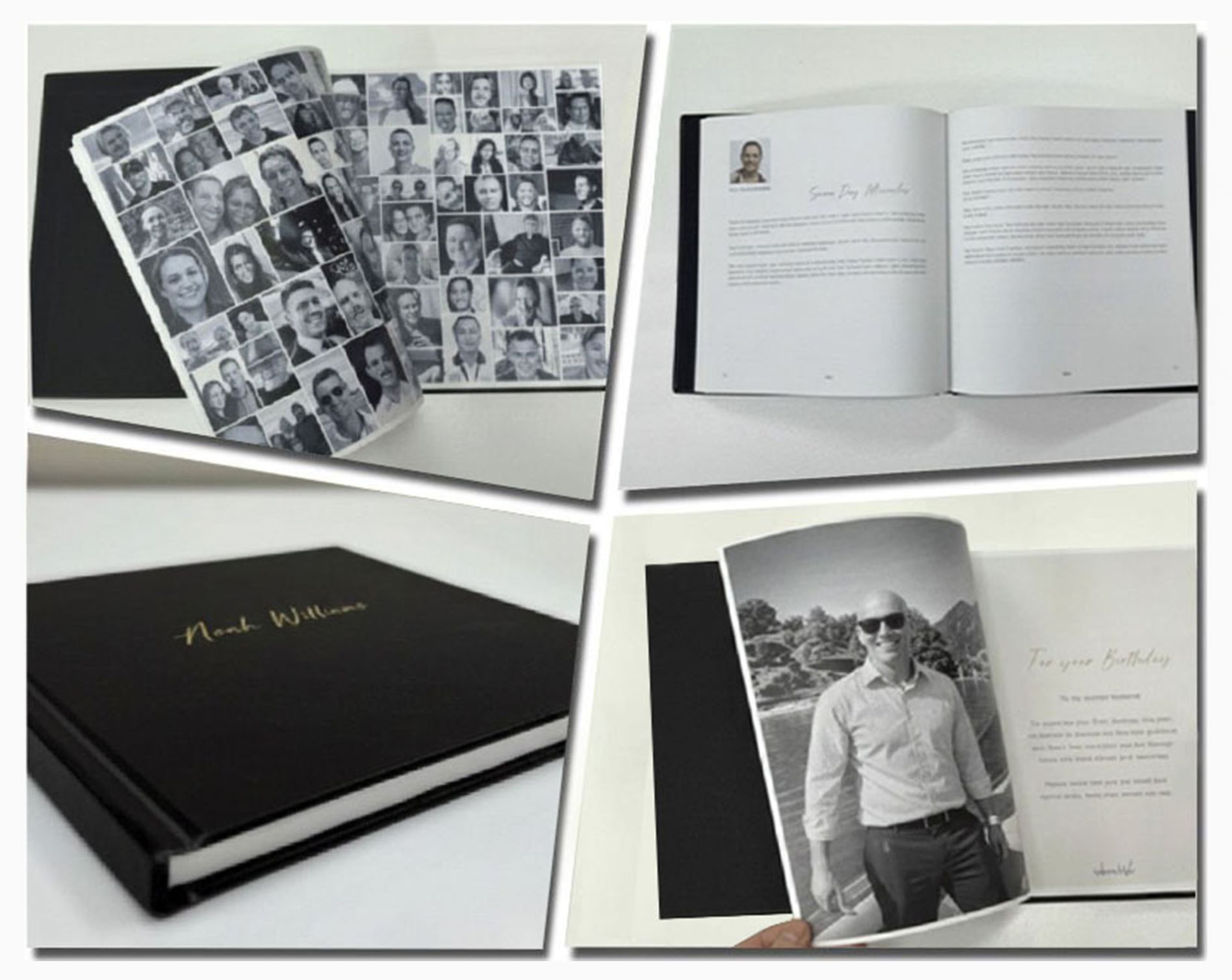 whenWe memory book collage.